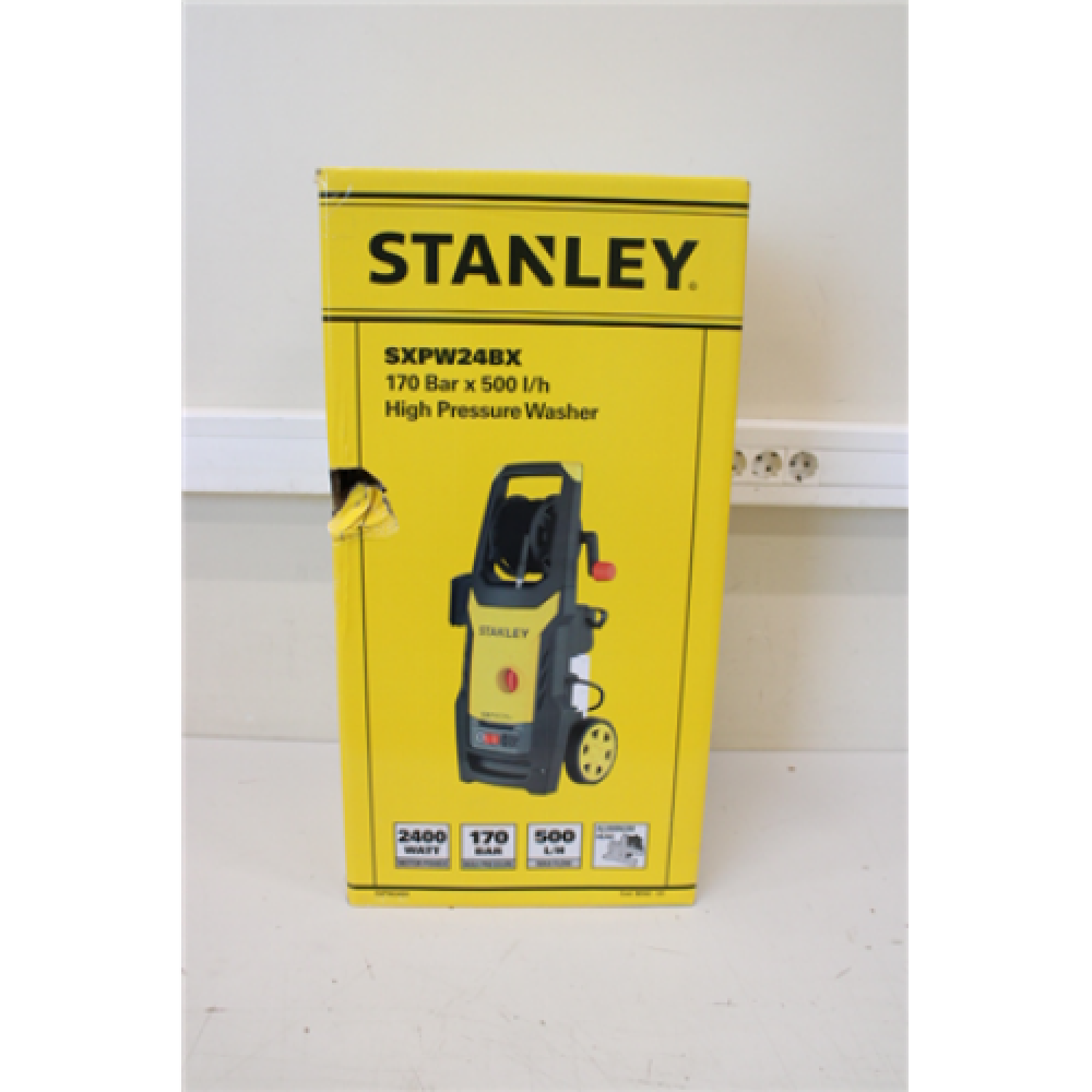 SALE OUT. STANLEY SXPW24BX-E High Pressure Washer with Patio Cleaner (2400 W, 170 bar, 500 l/h), DAMAGED PACKAGING , Stanley 2400 W , 170 bar , 500 l/h , DAMAGED PACKAGING