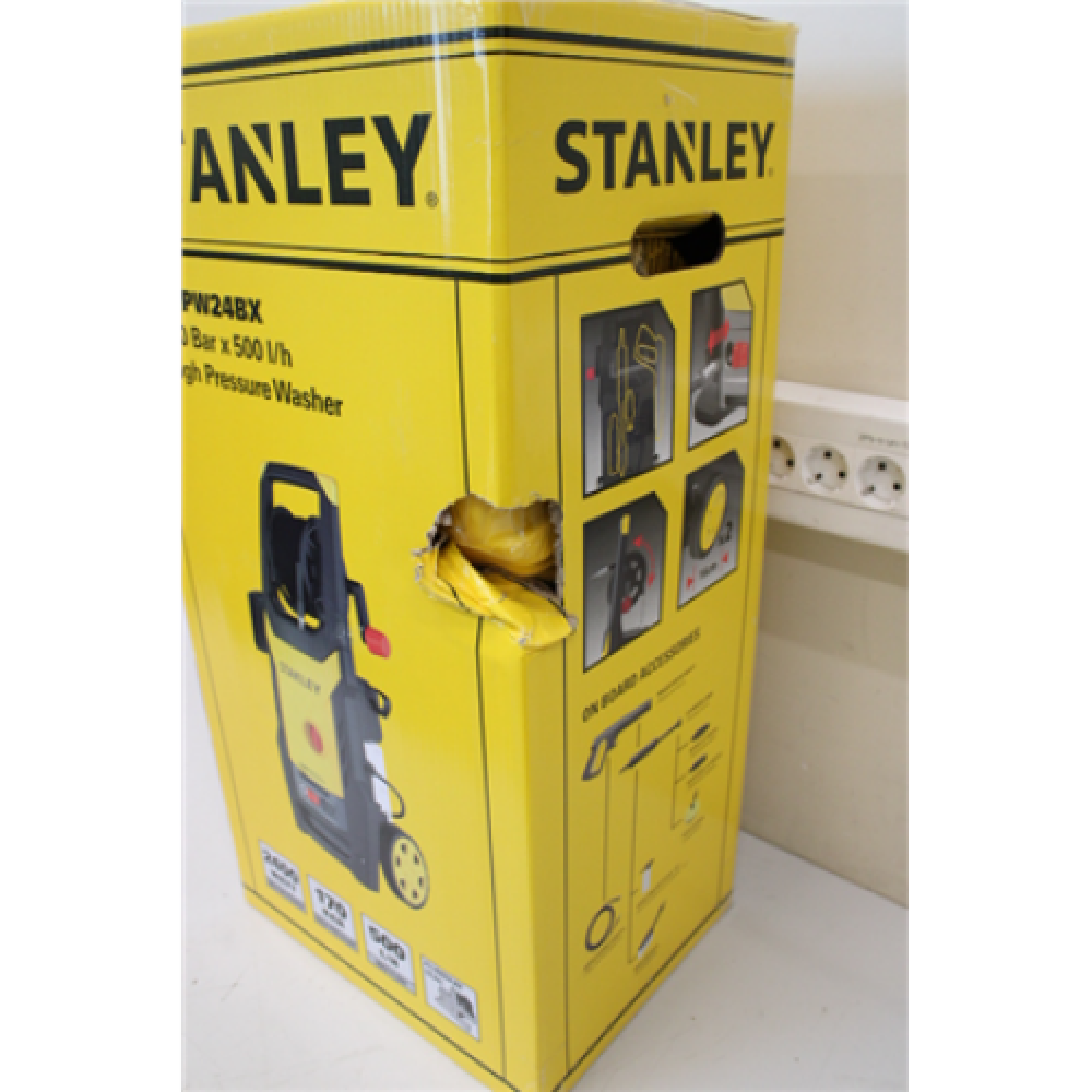 SALE OUT. STANLEY SXPW24BX-E High Pressure Washer with Patio Cleaner (2400 W, 170 bar, 500 l/h), DAMAGED PACKAGING , Stanley 2400 W , 170 bar , 500 l/h , DAMAGED PACKAGING