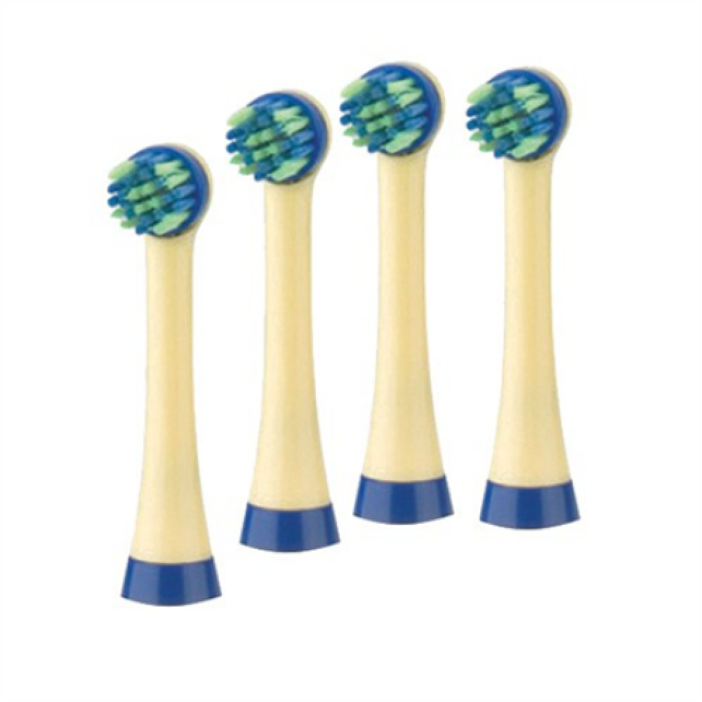 ETA Toothbrush replacement Heads For kids Number of brush heads included 4 Number of teeth brushing modes Does not apply Yellow/ Blue