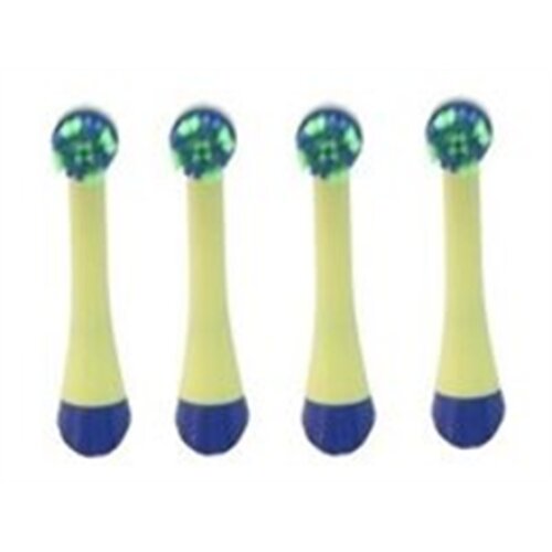 ETA Toothbrush replacement Heads For kids Number of brush heads included 4 Number of teeth brushing modes Does not apply Yellow/ Blue
