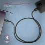AXAGON Data and power suply cable, 1 m , BUMM3-CM10AB , USB Type C to USB Type Micro-B