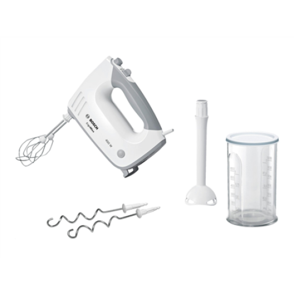 Bosch , Mixer , ErgoMixx MFQ36440 , Hand Mixer , 450 W , Number of speeds 5 , Turbo mode , White