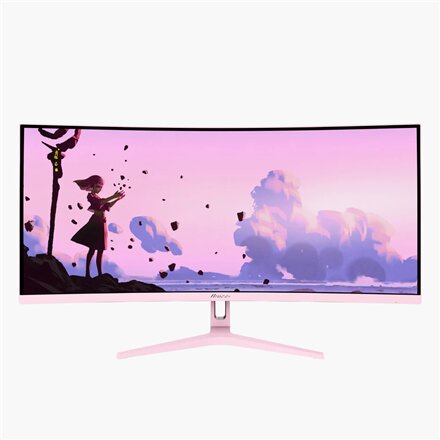 Arozzi , Nova , 34 , VA , UWQHD , 21:9 , 165 Hz , 1 ms , 3440 x 1440 pixels , 350 cd/m² , HDMI ports quantity 2 , Pink