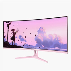 Arozzi , Nova , 34 , VA , UWQHD , 21:9 , 165 Hz , 1 ms , 3440 x 1440 pixels , 350 cd/m² , HDMI ports quantity 2 , Pink Arozzi , Nova , 34 , VA , UWQHD , 21:9 , 165 Hz , 1 ms , 3440 x 1440 pixels , 350 cd/m² , HDMI ports quantity 2 , Pink