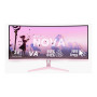 Arozzi , Nova , 34 , VA , UWQHD , 21:9 , 165 Hz , 1 ms , 3440 x 1440 pixels , 350 cd/m² , HDMI ports quantity 2 , Pink