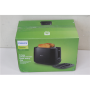 SALE OUT. PHILIPS HD2582/90 Toaster, 900 W, 2 slices, Black , Philips Daily collection toaster , HD2582/90 , Power 900 W , Number of slots 2 , Housing material Plastic , Black , DAMAGED PACKAGING, SCRATCHED
