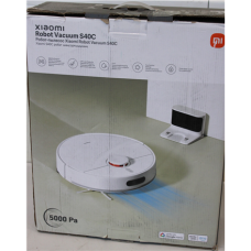 SALE OUT. Xiaomi Robot Vacuum S40C EU , Xiaomi Robot Vacuum S40C EU , Wet&Dry , 2600 mAh , Dust capacity 0.52 L , 5000 Pa , White , DAMAGED PACKAGING , 14 month(s)