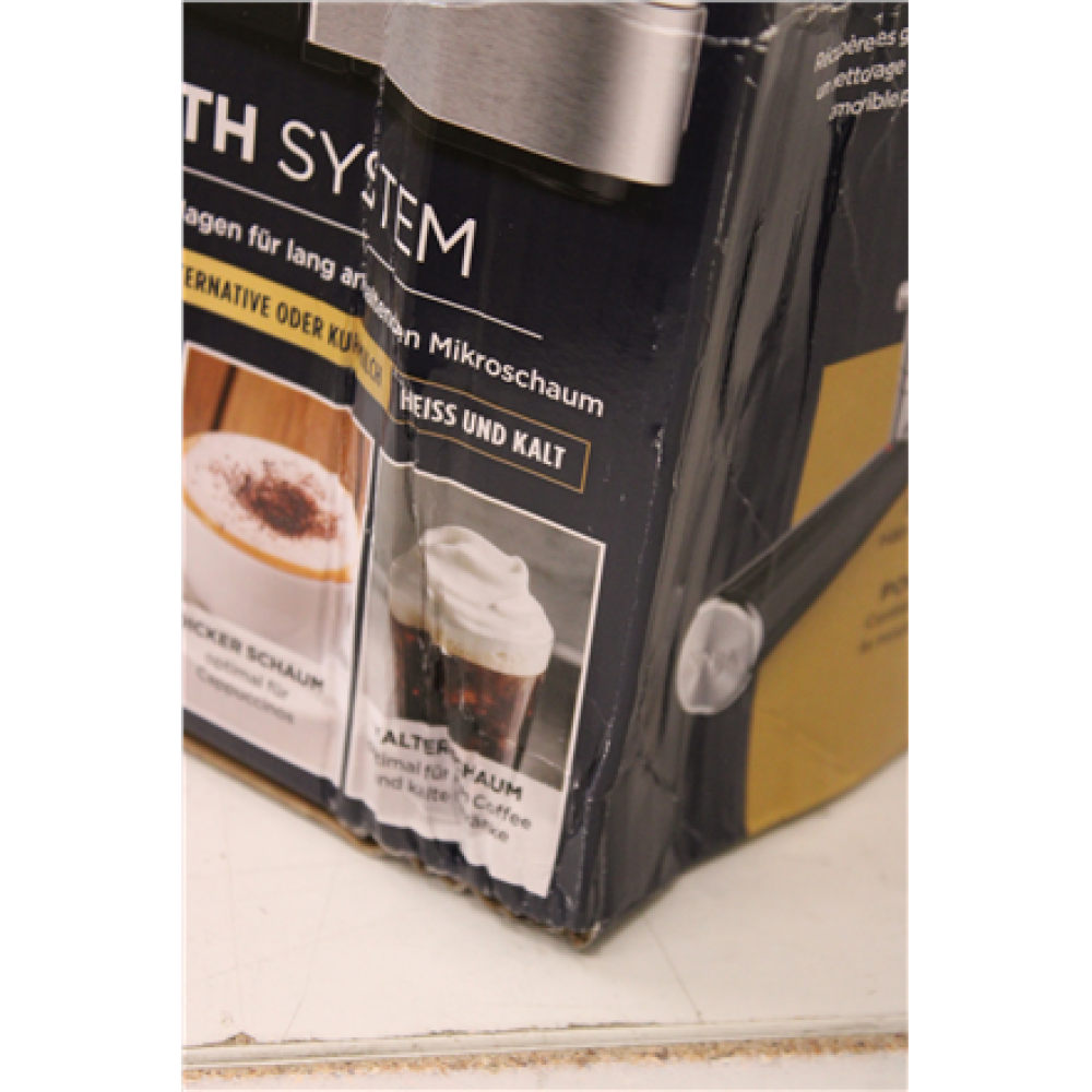 SALE OUT. Ninja ES601EU Luxe Café Premier Coffee maker, Stainless Steel , NINJA Espresso Coffee Maker , ES601EU Luxe Café Premier , Pump pressure 11 bar , Built-in milk frother , Ground , 1650 W , Black/Stainless Steel , DAMAGED PACKAGING