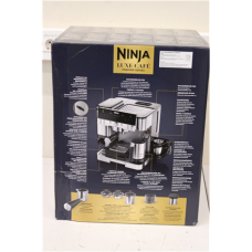 SALE OUT. Ninja ES601EU Luxe Café Premier Coffee maker, Stainless Steel , NINJA Espresso Coffee Maker , ES601EU Luxe Café Premier , Pump pressure 11 bar , Built-in milk frother , Ground , 1650 W , Black/Stainless Steel , DAMAGED PACKAGING