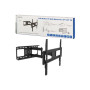 Logilink BP0028 TV Wall mount, 37-70, tilt +10°-20°,swievel +-90°, 475mm , Logilink , Wall Mount , 37-70 , Maximum weight (capacity) 50 kg , Black