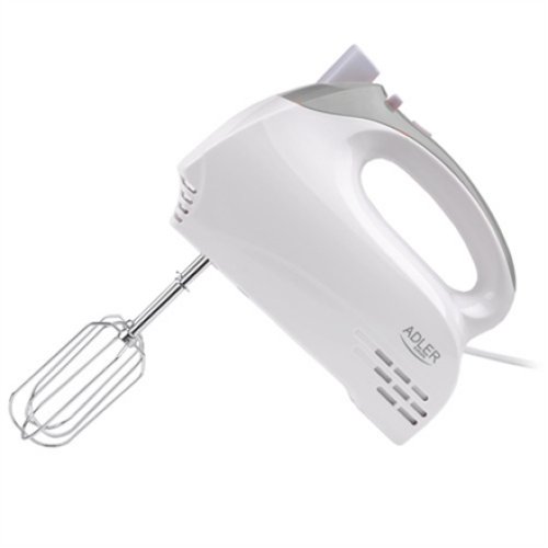 Adler , Mixer , AD 4201 g , Hand Mixer , 300 W , Number of speeds 5 , Turbo mode , White
