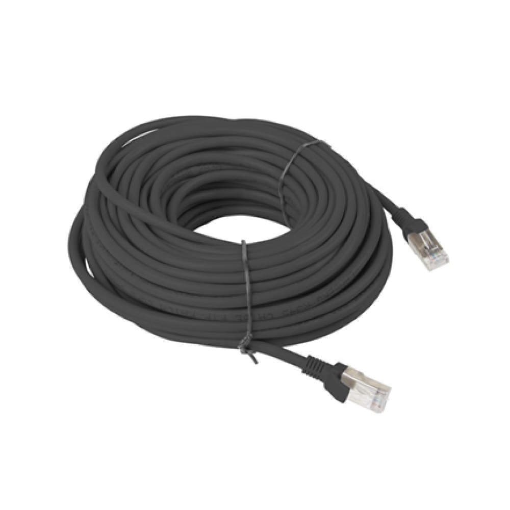 Lanberg Patchcord CAT.5E UTP Fluke Passed , PCU5-10CC-2000-BK , 20 m