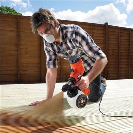 BLACK & DECKER , Paint Spray Gun, 1200 ml , HVLP200-QS