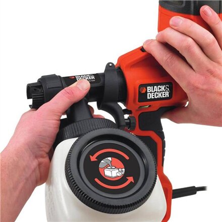 BLACK & DECKER , Paint Spray Gun, 1200 ml , HVLP200-QS