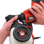 BLACK & DECKER , Paint Spray Gun, 1200 ml , HVLP200-QS