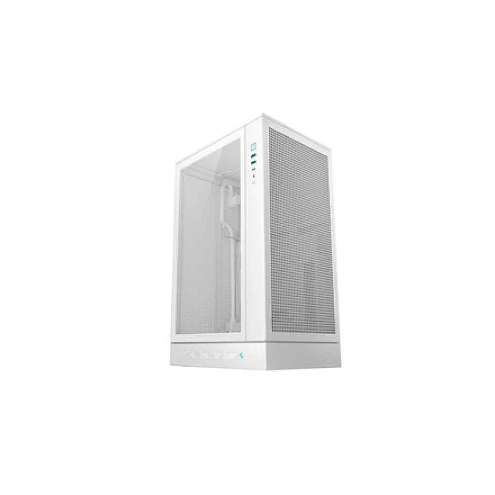 Deepcool Case , CH270 DIGITAL WH , White , Mini Tower , Power supply included No