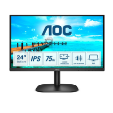 AOC Modern and Sleek Monitor 24B2XD 23.8 , IPS, FHD, 1920 x 1080, 250 cd/m², Warranty 36 month(s), 75 Hz