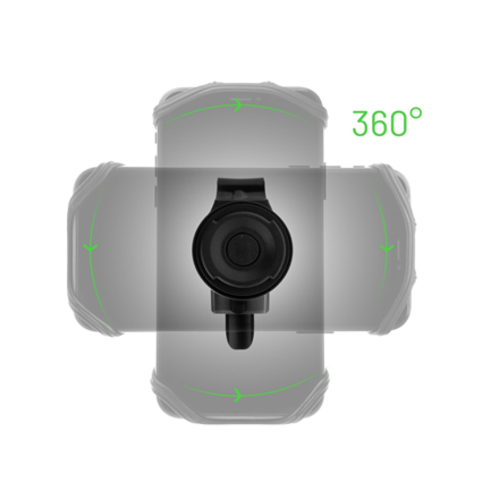 Fixed , Phone holder for bike or motorcycle , Bikee , Phone holder , Black