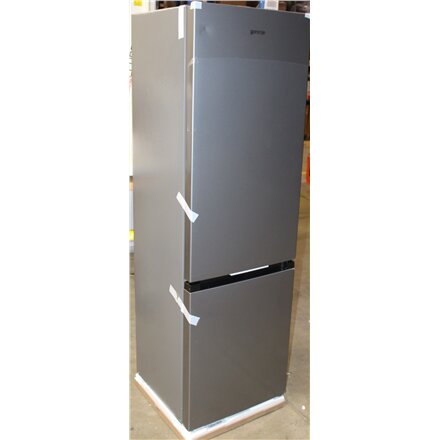 SALE OUT. Gorenje RK4182PS4 Refrigerator, E, Free standing, Combi, Height 180 cm, Net Fridge 198 L, Net Freezer 71L, Grey , Gorenje Refrigerator , RK4182PS4 , Energy efficiency class E , Free standing , Combi , Height 180 cm , Fridge net capacity 198 L , 