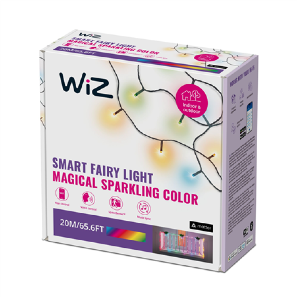 WiZ Smart WiFi LED Fairly Light, 20m,15 W