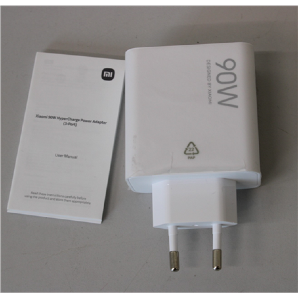 SALE OUT. Xiaomi 90W HyperCharge Power Adapter (3-Port), EU , DEMO