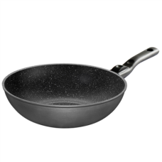 Stoneline , 19569 , Pan , Wok , Diameter 30 cm , Suitable for induction hob , Removable handle , Anthracite