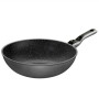Stoneline , Pan , 19569 , Wok , Diameter 30 cm , Suitable for induction hob , Removable handle , Anthracite