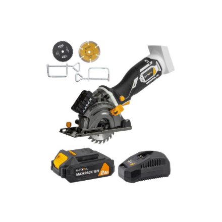 Batavia B.V. , 18V Cordless Mini Circular Saw 89mm, Without Battery and Charger