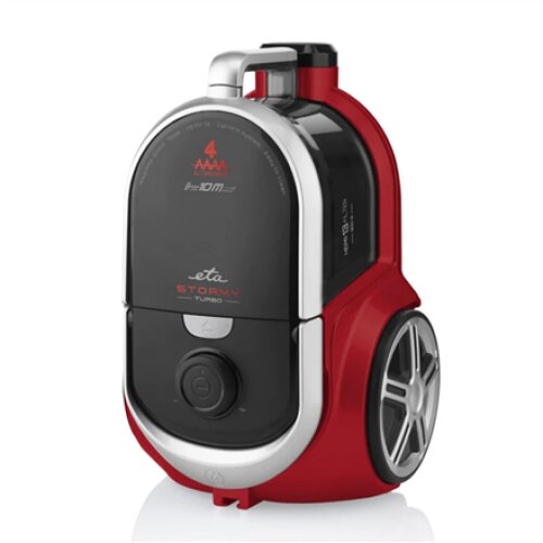 ETA , Vacuum Cleaner , ETA351790000 Stormy Turbo , Bagless , Power 800 W , Dust capacity 2.2 L , Black/Red