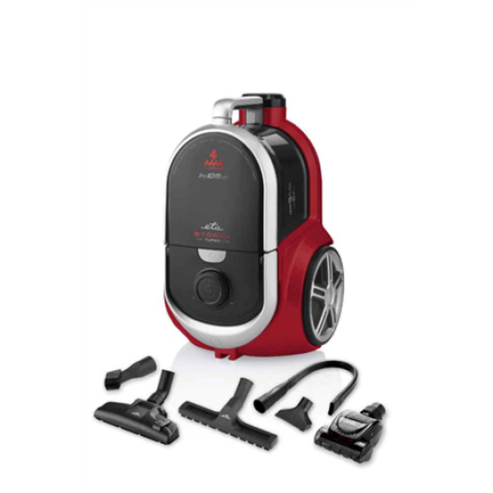 ETA , Vacuum Cleaner , ETA351790000 Stormy Turbo , Bagless , Power 800 W , Dust capacity 2.2 L , Black/Red