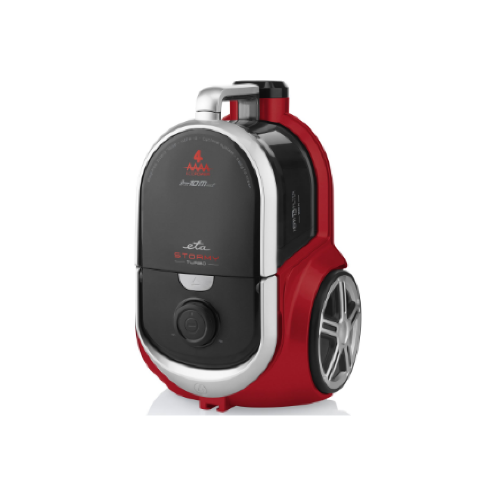 ETA , Vacuum Cleaner , ETA351790000 Stormy Turbo , Bagless , Power 800 W , Dust capacity 2.2 L , Black/Red