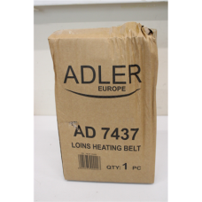SALE OUT. Adler AD 7437 Heating belt on the loins, Grey , Adler , Heating belt on he loins , AD 7437 , Number of heating levels 4 , Number of persons 1 , Remote control , 100 W , Light Grey , DAMAGE PACKAGING