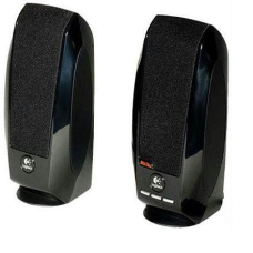 Logitech , LGT-S150 , Total RMS power: 1.2 watts RMS (0.6 watts per satellite) ; W , Black , 2.0 Stereo Speakers