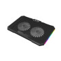 Fury Laptop Cooler Cooling Pad Fury Gunbai G3 Fans, RGB LED Light, 2 USB, 14.1-17.3