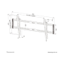 Neomounts Wall mount , WL35-550BL18 TV mount wall , Tilt , 43-86 , Maximum weight (capacity) 60 kg , Black
