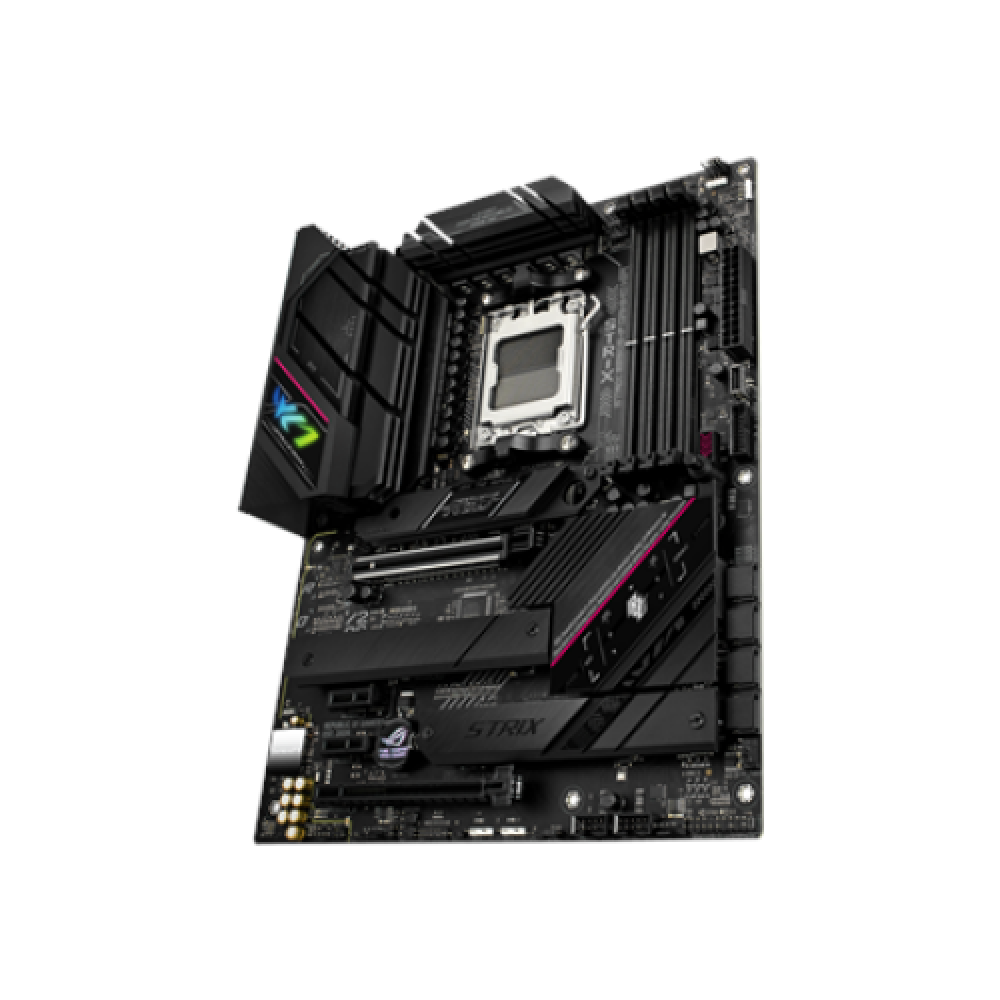Asus , ROG STRIX B650E-F GAMING WIFI , Processor family AMD , Processor socket AM5 , DDR5 DIMM , Memory slots 4 , Supported hard disk drive interfaces SATA, M.2 , Number of SATA connectors 4 , Chipset AMD B650 , ATX