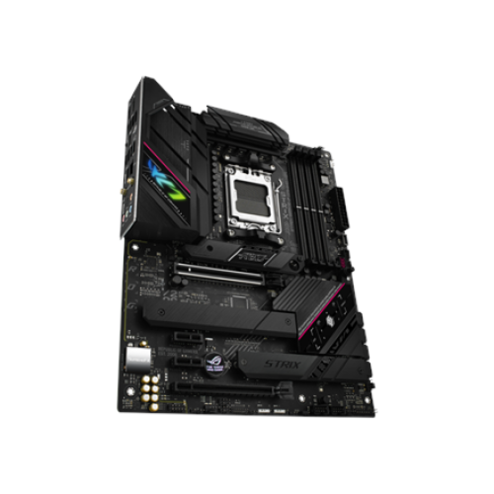 Asus , ROG STRIX B650E-F GAMING WIFI , Processor family AMD , Processor socket AM5 , DDR5 DIMM , Memory slots 4 , Supported hard disk drive interfaces SATA, M.2 , Number of SATA connectors 4 , Chipset AMD B650 , ATX