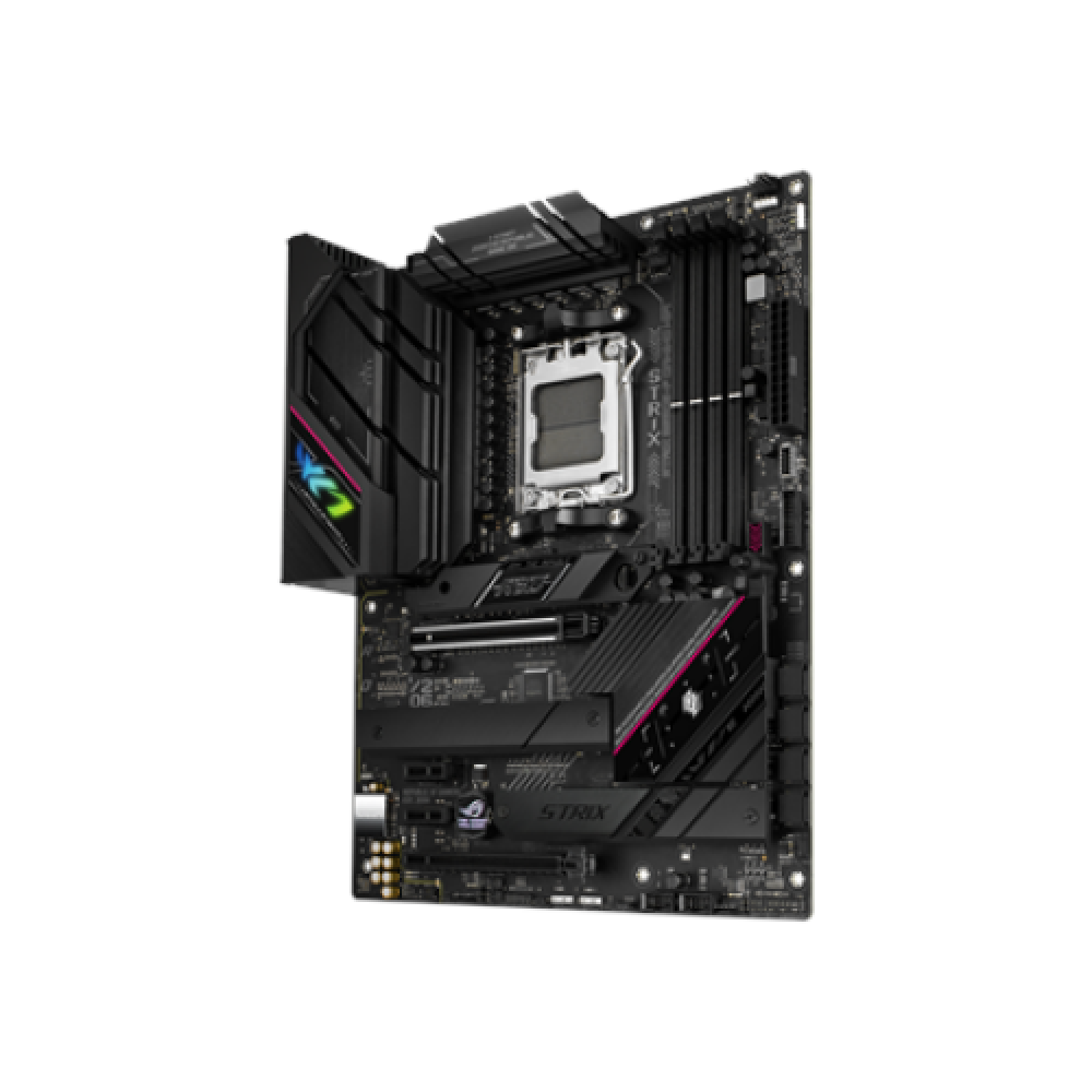 Asus , ROG STRIX B650E-F GAMING WIFI , Processor family AMD , Processor socket AM5 , DDR5 DIMM , Memory slots 4 , Supported hard disk drive interfaces SATA, M.2 , Number of SATA connectors 4 , Chipset AMD B650 , ATX