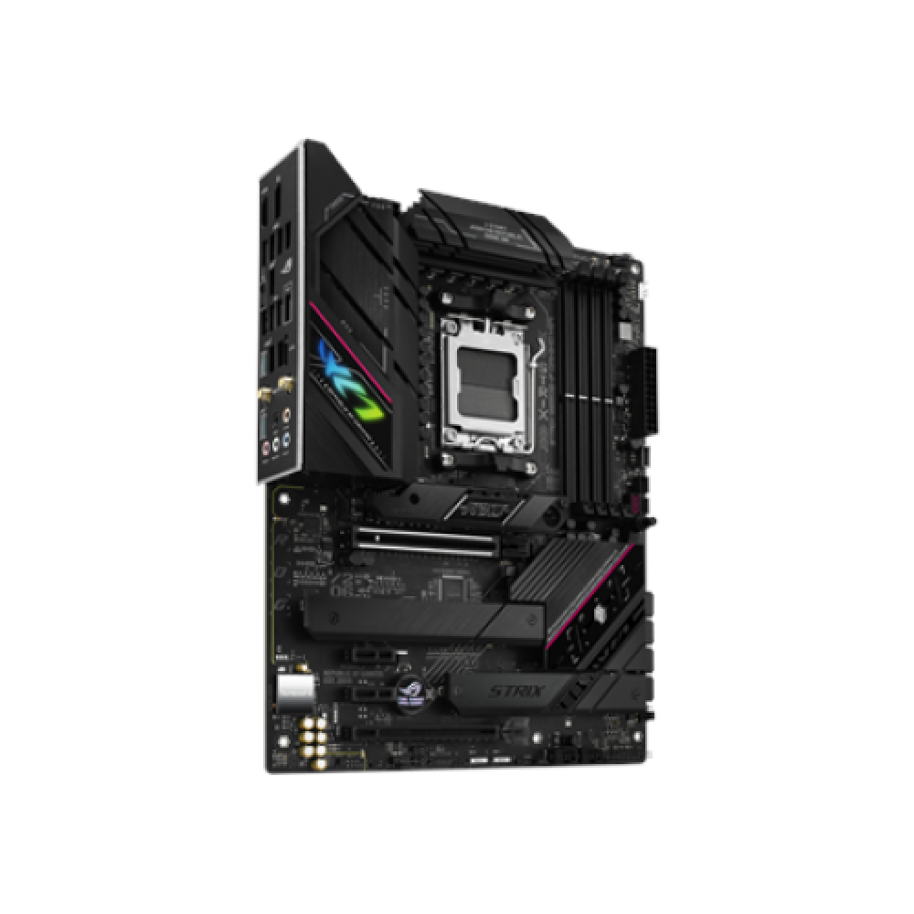 Asus , ROG STRIX B650E-F GAMING WIFI , Processor family AMD , Processor socket AM5 , DDR5 DIMM , Memory slots 4 , Supported hard disk drive interfaces SATA, M.2 , Number of SATA connectors 4 , Chipset AMD B650 , ATX