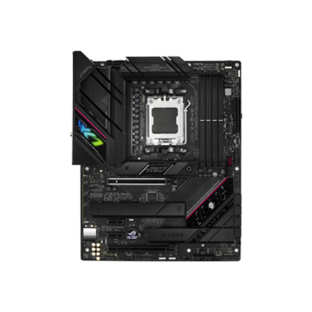Asus , ROG STRIX B650E-F GAMING WIFI , Processor family AMD , Processor socket AM5 , DDR5 DIMM , Memory slots 4 , Supported hard disk drive interfaces SATA, M.2 , Number of SATA connectors 4 , Chipset AMD B650 , ATX