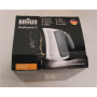 SALE OUT. , Braun , Kettle , WK500 MultiQuick 5 , Standard , 3000 W , 1.7 L , Plastic , 360° rotational base , White/Grey , DAMAGED PACKAGING
