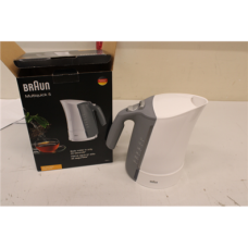 SALE OUT. Braun , Kettle , WK500 MultiQuick 5 , Standard , 3000 W , 1.7 L , Plastic , 360° rotational base , White/Grey , MISMATCH PRODUCT INFORMATION ON PACKAGING