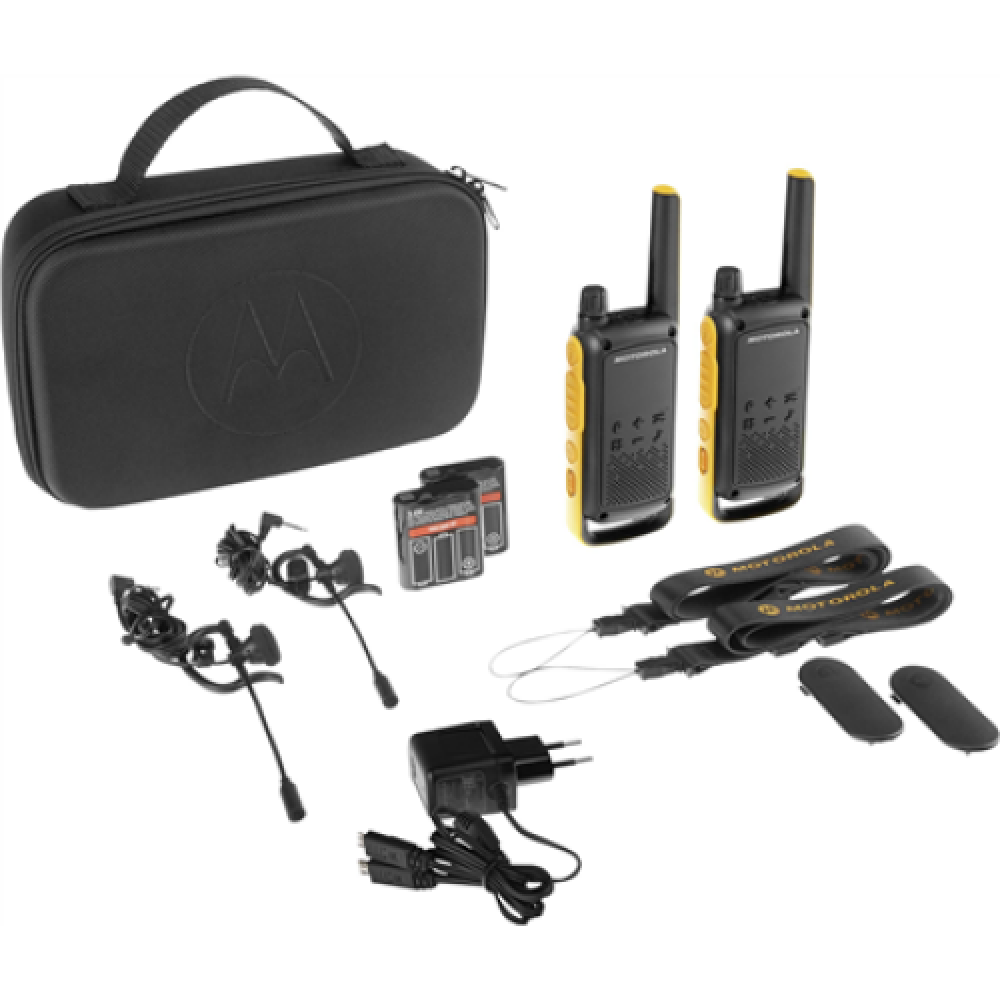 Sourcing 2-Way Walkie Talkie Radio Twin Pack Talkabout T82 Extreme PMR446 Yellow / Black