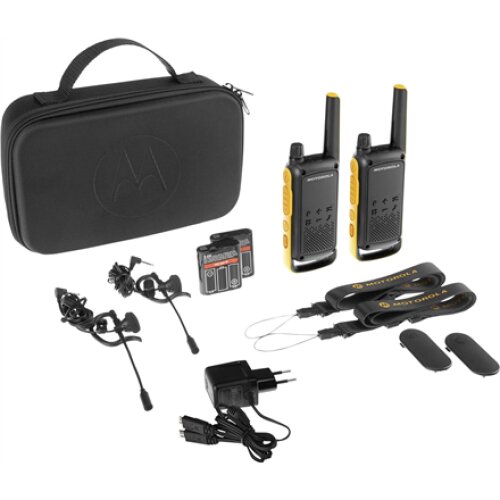 Sourcing 2-Way Walkie Talkie Radio Twin Pack Talkabout T82 Extreme PMR446 Yellow / Black