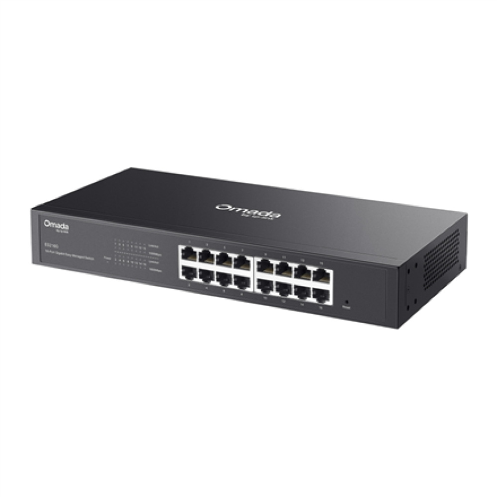 ES216G , TP-LINK Omada 16-Port Gigabit Easy Managed Switch , Desktop/Rackmountable , Managed , Power supply type 100-240 V, 50/60 Hz