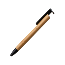 Fixed , Pen With Stylus and Stand , 3 in 1 , Pencil , Stylus for capacitive displays; Stand for phones and tablets , Bamboo