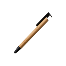 Fixed , Pen With Stylus and Stand , 3 in 1 , Pencil , Stylus for capacitive displays; Stand for phones and tablets , Bamboo
