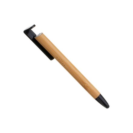 Fixed , Pen With Stylus and Stand , 3 in 1 , Pencil , Stylus for capacitive displays; Stand for phones and tablets , Bamboo