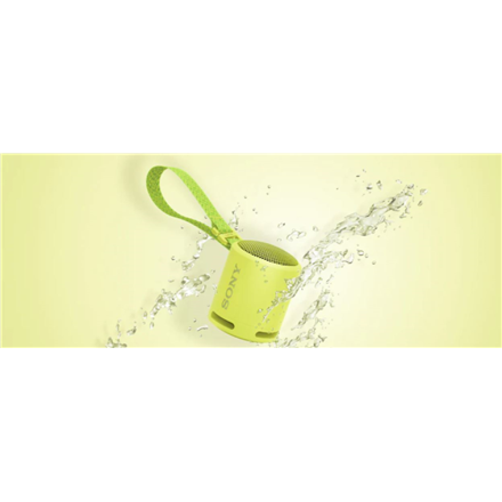 Sony Portable Wireless Speaker SRS-XB13 Extra Bass Waterproof Bluetooth Wireless connection Lemon yellow