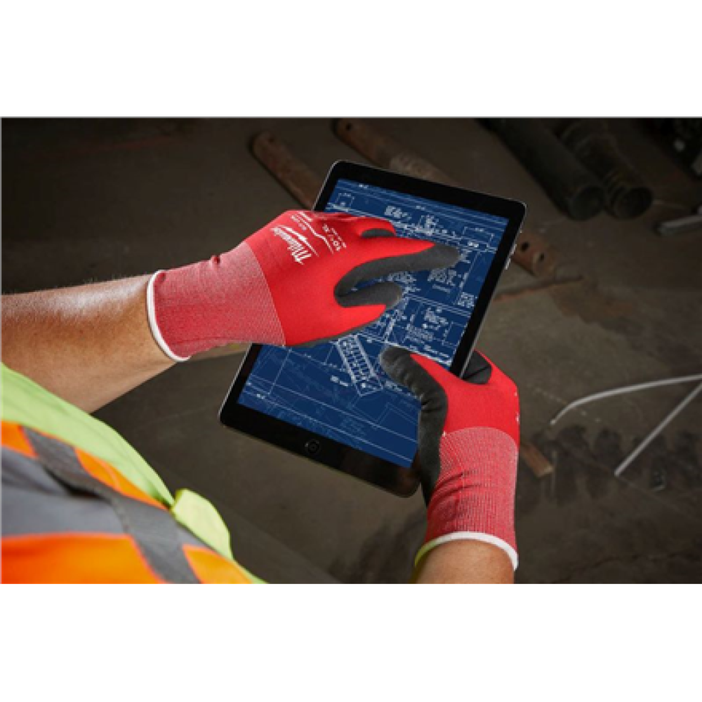Milwaukee , Safety gloves (XL/10 size), 12 pairs